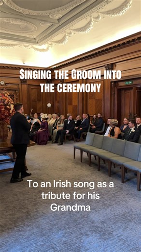 Emotional Irish Tribute at London Wedding Ceremony