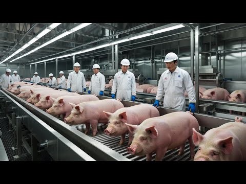 Shocking ! Inside China's 26 Story Pig Farms - Turning Pigs into Perfect Sausages