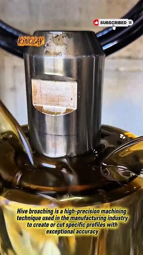 Hive Broaching: Precision Machining with Honeycomb Efficiency ‼️