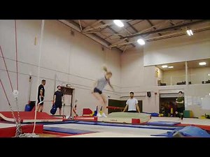 Anna-MarieSlater Trampoline Double Back Somersault Pike and/or Straight preparation