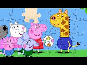 How to solve jigsaw puzzle with Peppa Pig 🧩28 - Fun Learning with Danik and Lesha