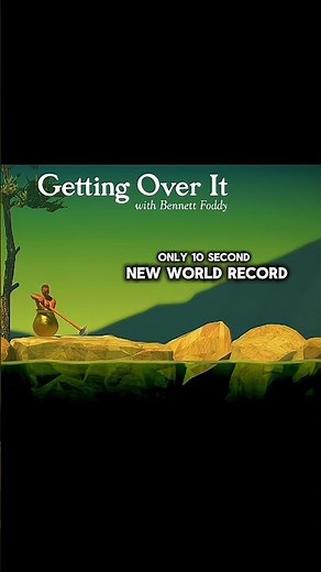getting over it world record 36 second ☠️ ‪@Jynxzi‬