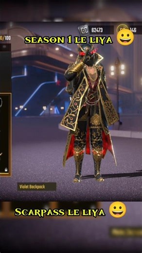 Scarfall season 1 le liya 🥲 #freescarpass #battleroyale #scarfallgameplay #pubgmobile