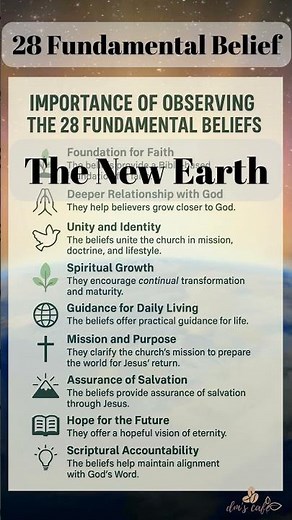 28 Fundamental Belief