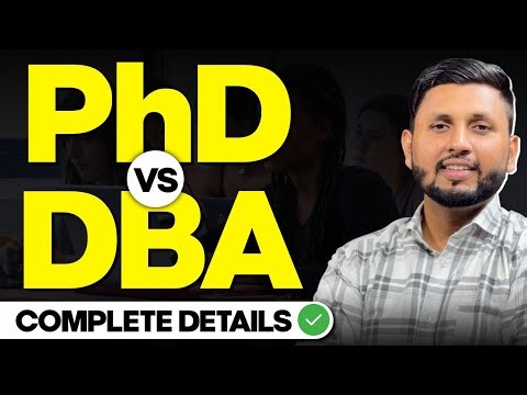 Why Online DBA Over PhD? (Full Comparison) | Best Degree for Career Growth & High Salary