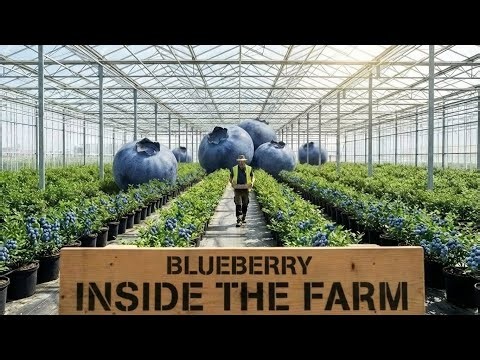 Inside a Blueberry Farm | Hydroponic Blueberries Explained