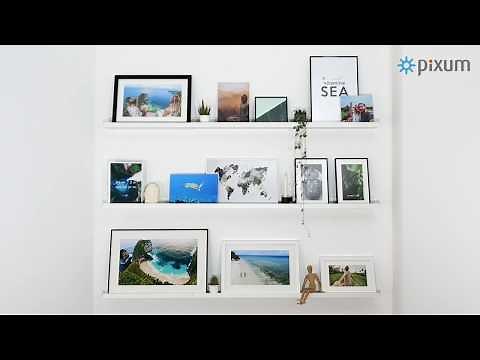Gallery Wall mit Bilderleiste | Fotowand gestalten