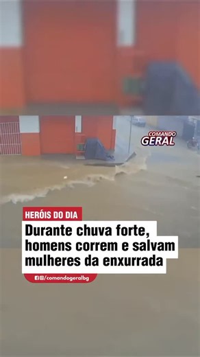Xoquei Brejao on Instagram: "Dois homens estão sendo elogiados nas redes sociais após uma atitude decisiva durante uma forte chuva em Montes Claros, Minas Gerais. Imagens de câmeras de segurança mostram o momento em que duas mulheres são arrastadas pela enxurrada. Ao perceberem, dois homens que estavam em frente a uma mercearia correm imediatamente para o resgate. Nas imagens, eles conseguem puxar as mulheres para um local seguro. Logo depois, um terceiro homem, que também estava no comércio, re