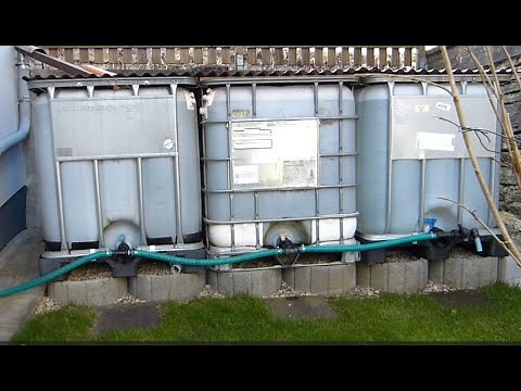 IBC Container verbinden Teil 2 | IBC Regentonnen miteinander verbinden
