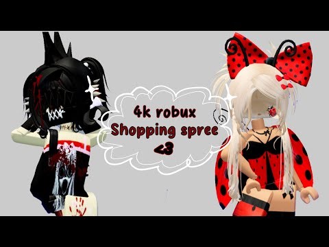 4k robux shopping spree !! (Halloween edition)