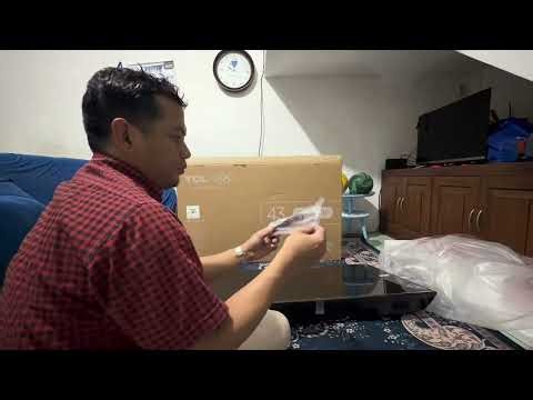 Unboxing QLED TV TCL 43 INCH