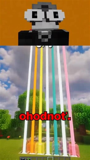 DUHOVÝ BEACON V Minecraft🌈 #minecraftcz #minecraft