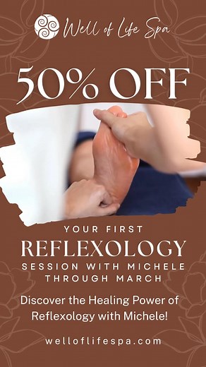 ✨ Experience the Healing Power of Reflexology with Michele – Special Ending Soon! ✨ Never tried reflexology? Now is the perfect time! 🌿 Michele’s expert touch will help melt away tension, leaving you deeply relaxed and recharged. One happy client shared: 💬 "My first reflexology session with Michele was incredible! She’s warm, friendly, and truly works magic with her strong hands. The tranquil atmosphere nearly put me to sleep, and the session left me both deeply relaxed and energized for the r