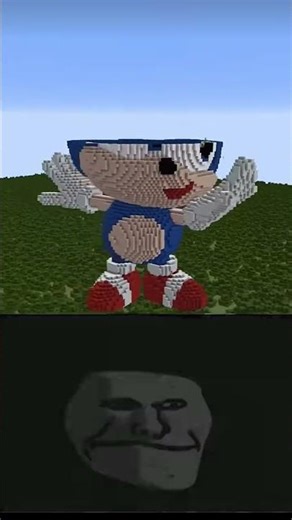 Sonic In Minecraft 👑 #minecraft