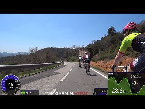90 Minute Garmin Sunshine Indoor Cycling Trainer Intervall Workout Spain 4K