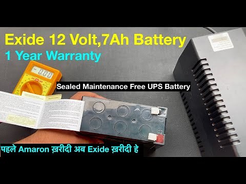 Exide 12V,7AH Battery ! Best Ups Battery
