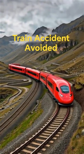 Hero Monkey stops the Train Before a Crash!#AccidentAvoided #aivideo