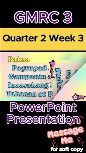 GMRC 3 Quarter 2 Week 3 MATATAG Curriculum Lesson Exemplar Based PowerPoint Presentation