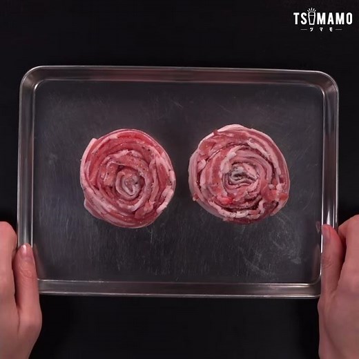 ぐるぐる豚バラステーキのレシピ