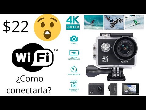 Review Camara Deportiva 4K WiFi ¿Como usar? Tipo GoPro
