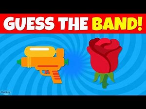 💊 Guess the BAND by Emojis - 40 Rock bands Daily Quiz Blitz 🌪️