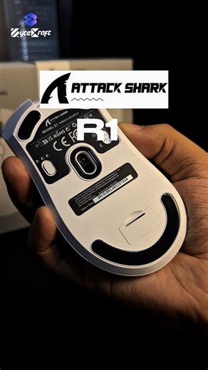 ATTACK SHARK R1 Gaming Mouse Sensor: PixArt PAW3311 (400 IPS, 40G acceleration) Weight: 59g ± 3g Connection: 3-Mode (2.4G, Bluetooth 5.2, USB-C Wired) DPI: 800-18,000 DPI (Adjustable) Polling Rate: 125-1000Hz Switches: HUANO 80 Million times Battery: 300mAh (approx. 65 hours of use) Dimensions: 123.5 x 64 x 41mm #attackshark #gamingmouse #Fyp#bytecraft #creatorsearchinsights