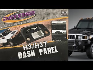 How to install a Daystar Upper Dash Panel Hummer H3