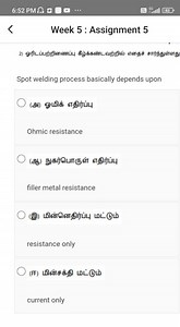 Spot welding process basically depends upon:Ohmic resistance... | Filo
