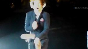 Harry Styles hit in crotch with shoe