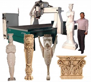 [Hot Item] 3D Sculpture Statue Foam Cutting Machine CNC Router Carving Machine