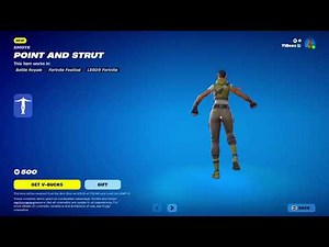 Point and Strut | Fortnite Emote