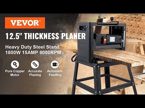 VEVOR Thickness Planer - For Woodworking 12.5-Inch 1500W Planer