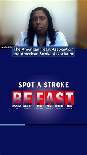 🧠 May is Stroke Awareness Month — and recognizing the signs of a stroke can help save a life. Dr. Lakshmi Shankar, stroke neurologist at Penn State Health, explains the BE FAST acronym — a simple way to remember the warning signs and act quickly in an emergency. Watch the video to learn why every second counts in stroke response. | Penn State Health