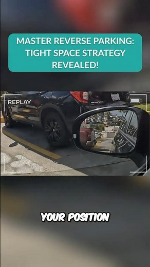 Master Reverse Parking Tight Space Strategy Revealed!