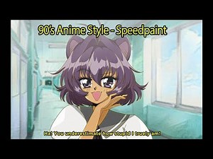 90's Anime Art Style - Speedpaint