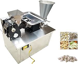 dumpling machine automatic empanada maker machine 4800pcs/h Pierogi samosa machine with 1 free mold (Spring roll mold, 110V/60HZ)