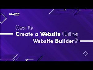 How to Create a Website Using Website Builder? | MilesWeb