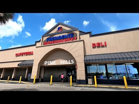 Shopping at Presidente Supermarket in Pine Hills, Florida | Store #48