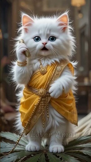 Tiny Cat Talks on the Phone – Cutest Solo Call Ever! 🐱📞