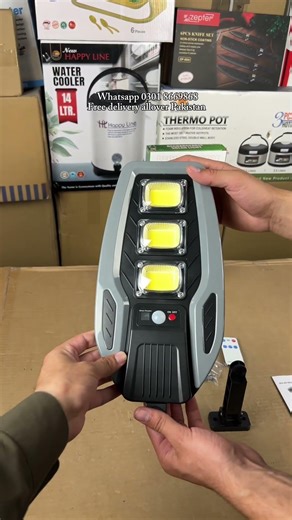 Imported Rechargeable Solar Light - 4 bright LED lights