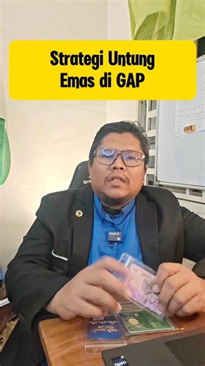 Nur Aisamuddin bin Mohamad on Instagram: "𝗦𝗧𝗥𝗔𝗧𝗘𝗚𝗜 𝗨𝗡𝗧𝗨𝗡𝗚 𝗦𝗜𝗠𝗣𝗔𝗡𝗔𝗡 𝗗𝗜 𝗚𝗔𝗣 Untuk mula simpan emas, ramai yang beranggapan mereka perlu tunggu harga turun atau ada modal besar. Sebenarnya, dengan akaun emas GAP atau Gold Accumulation Program, anda boleh mula simpan emas mengikut bajet anda, bukan mengikut harga pasaran. GAP membolehkan anda beli emas serendah RM100 sahaja, tanpa perlu fikir berapa gram atau berapa harga semasa. Setiap kali anda tambah simpanan, sistem ak