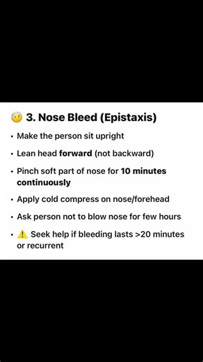 Basic FIRST-AID everyone should know🚑 #medico #firstaid #nursing #educational #reels #studywithme