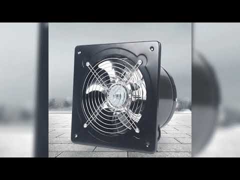 A must-have product!�High-Power 80W Duct Fan, 7 Blades, 2800r/min Speed, Check Valve, Safety Net f