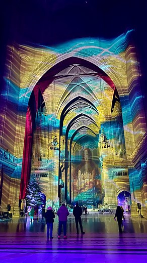 The Light Before Christmas: Starlight ✨ Prepare to be captivated this festive season as @livcathedral welcomes back the renowned artistic collective, @luxmuralis, for a Christmas experience like no other. Following last year’s sell-out success, “The Light Before Christmas” returns from 29 November – 7 December with an all-new, spectacular immersive sound and light installation: Starlight. The Cathedral will be reimagined through contemporary light and sound for a magical opportunity to see Liver