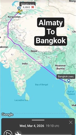 Almaty to Bangkok #flights #viral #trending #almaty #bangkok #shorts #short #youtubeshorts #youtube