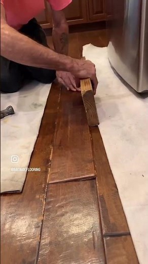 Hardwood Plank Installation – Satisfying Repair Step 2 | Tampa FL 🔨 #floorrepair