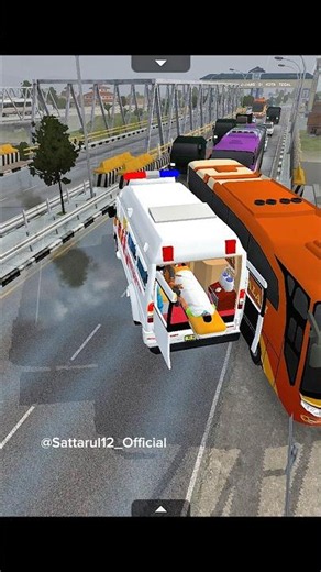 Ambulance Driving danger 🛑 Road #ambulance#bussid#gta5_fivem_tricks #trend#viral#shorts #gaming