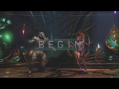 Injustice 2 Bane Alt. VS Starfire Alt. 1 VS 1 Fight