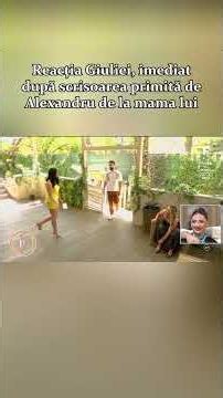 „Hai afară!” | Ce a urmat în pauză între Giulia și Alexandru, după scrisoarea primită