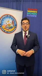2023 California Teacher of the Year Jason Torres-Rangel with an important message to aspiring educators. Want to #TeachInCA?⭐ State Superintendent Tony Thurmond created a one-stop information and referral system to connect candidates to scholarships, teacher credentialing programs, and school and district employers with current vacancies.⭐ Learn about the Golden State Teacher Grant (#GSTG) which provides up to $20k to students and how California is providing grants to teachers to become National